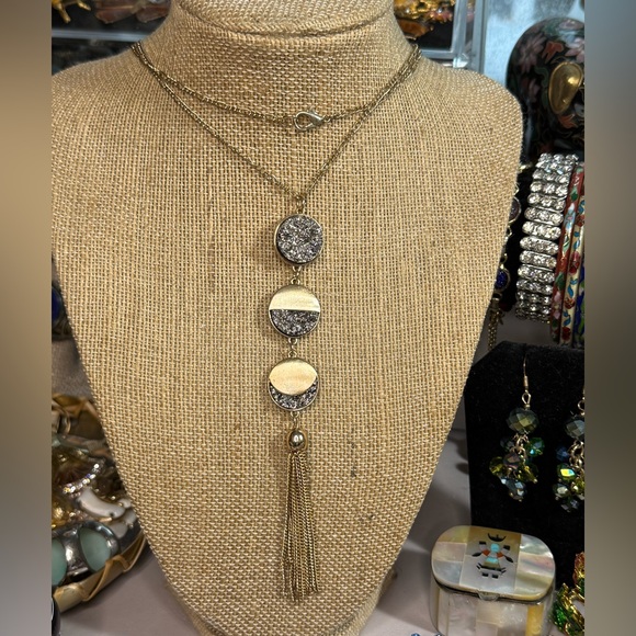 Jewelry - Moon phase long necklace 🌑🌓🌒